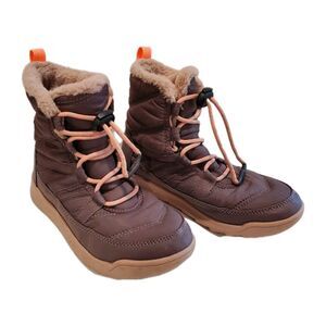 Sorel Whitney II Boots Short Winter Waterproof  LY 5378 Plum Youth Size 3 Girls